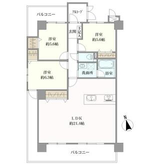 スペリア名南コンフォートの間取図