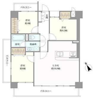 ライオンズガーデン中小田井の間取図