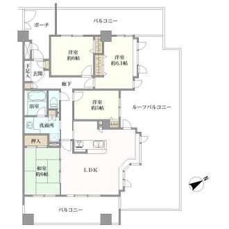 ライオンズシティ千種の間取図
