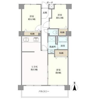 堀田サンハイツの間取図