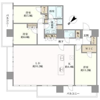 ＮＡＧＯＹＡ　ｔｈｅ　ＴＯＷＥＲの間取図