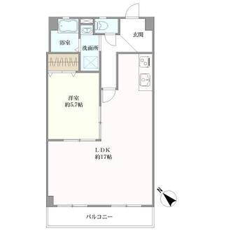 パレス上前津の間取図