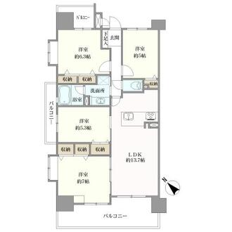 エクレール平尾の間取図