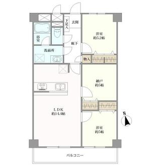 藤和大手門コープの間取図