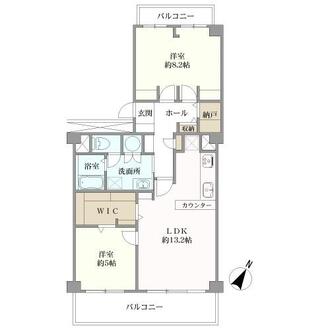 コープ東薬院の間取図
