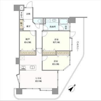 ジョイナス天神タワーの間取図