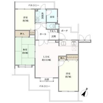 チサンマンション室見３の間取図