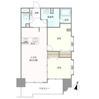 アトリーチェ西新の間取図