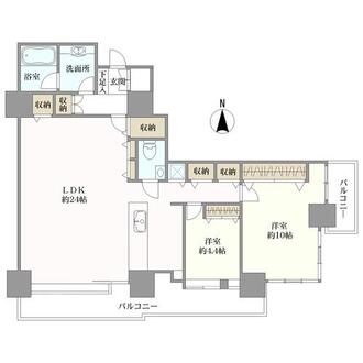 ネクサス百道レジデンシャルタワーの間取図