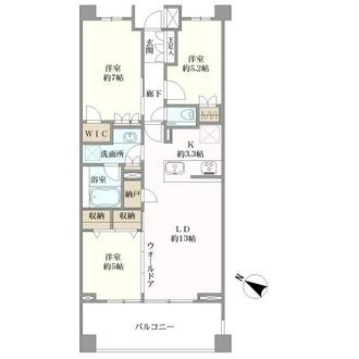 ジェイグランディア日吉の間取図