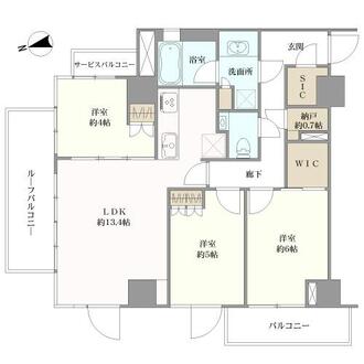 ピアース四谷Ｈｉｌｌｓの間取図