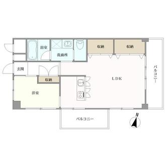 ハイネス中野の間取図