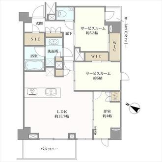 ディアナコート小石川播磨坂レジデンスの間取図