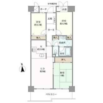 ジークレフ上甲子園の間取図