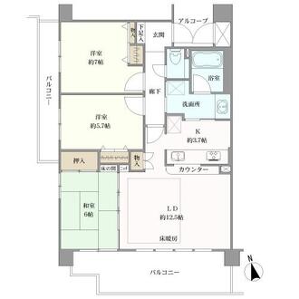 ジオ甲東園ネクサスの間取図