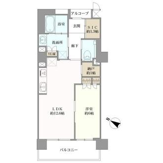 マスターズマンション苦楽園中楽坊の間取図