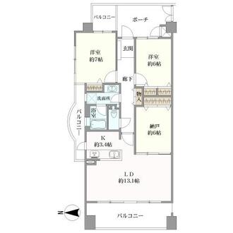 ファミール西宮・夙川公園の間取図