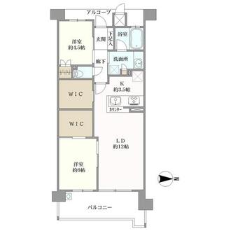 ローレルコート西宮北口レジデンスの間取図