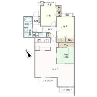 ジーオー鹿子マンションの間取図