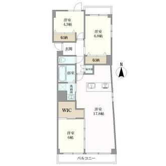 ジャルダン栄の間取図