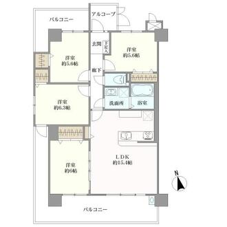 スペリア名南コンフォートの間取図