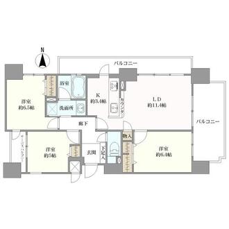 グラン・コート伏屋ＩＩの間取図