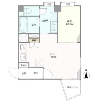 メトロ新高円寺マンションの間取図