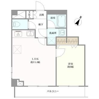 ルーブル中野新橋の間取図