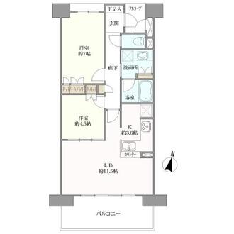 ファインクォーターシティの間取図