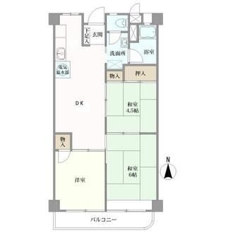 コーポあびこの間取図