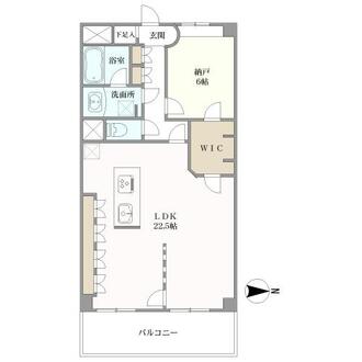 進和難波ハイライフの間取図