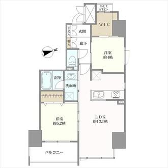 シエリア大手前の間取図