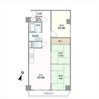 プレジデント今里の間取図