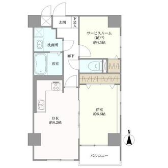 サンロイヤル都島本通の間取図