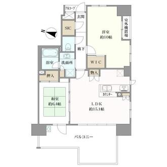 イトーピアエフィールさいたま新都心の間取図