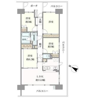 パークシティ大宮の間取図