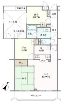 藤和シティコープ大宮桜木町の間取図