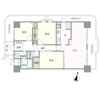 ライオンズプラザ大宮の間取図