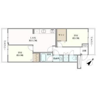 ライオンズマンション鶴見の間取図