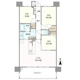 カルティア金山Ｓｔａｔｉｏｎ　Ｅａｓｔの間取図