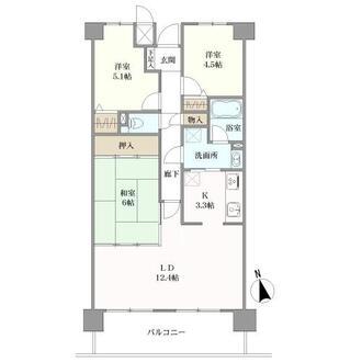 メイツ大府の間取図
