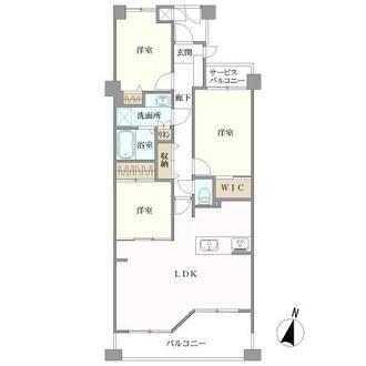 萩山シティハウスの間取図