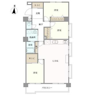 ライオンズマンション藤成通の間取図