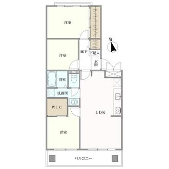 ライオンズマンション天神町の間取図