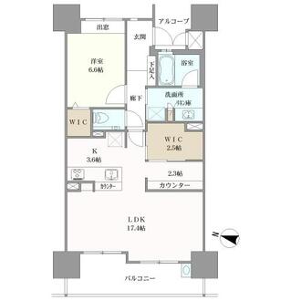 エルグランデ笠寺駅前の間取図