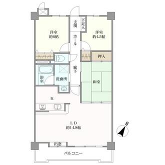 ライオンズマンション有松南の間取図