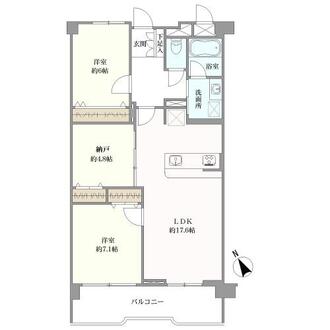 グリーンシティ弥生の間取図