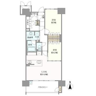 プラセシオン東別院の間取図