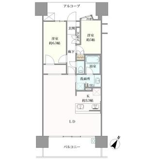 ライオンズプレイズ南大高の間取図