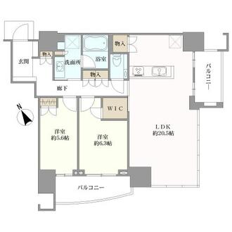 グランドメゾン池下ザ・タワーの間取図